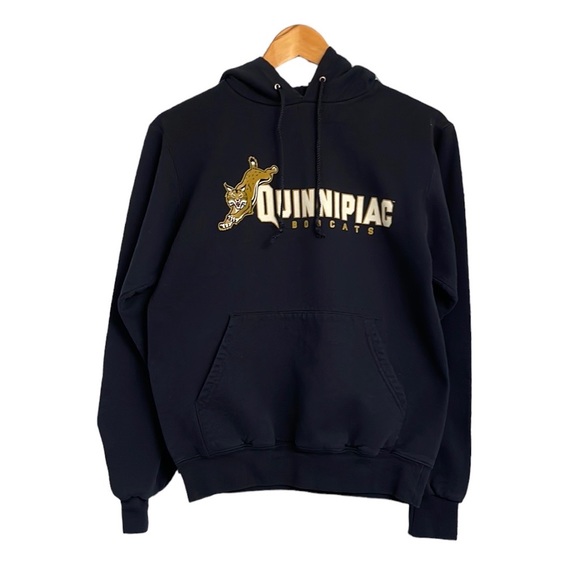 Champion Tops Champion Quinnipiac Bobcats Navy Hoodie Sweatshirt